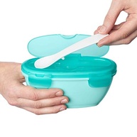 Kit Alimentação Bowl e Colher Azul Easy-Serve Skip Hop - Praticidade na Alimentação do Bebê - imagem 4