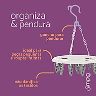 Mini Varal Simplo: Organize Suas Roupas com Praticidade - imagem 2