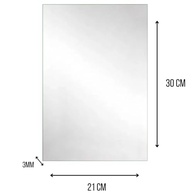 Espelho de Chuveiro para Barbear 21x30 cm com Fita Dupla Face 3M – Praticidade e Estilo no Banheiro - imagem 3