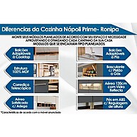 Cozinha Nápoli Prime 120cm: Beleza e Praticidade - imagem 2