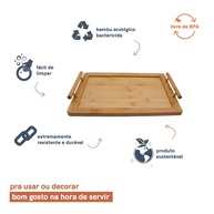 Bandeja de Bambu Oikos: Beleza e Praticidade - imagem 2