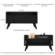 Gabinete Retrô 80cm: Charme e Praticidade! - imagem 2