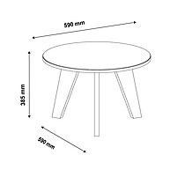 Mesa de Centro Retrô com Espelho: Charme e Praticidade - imagem 2