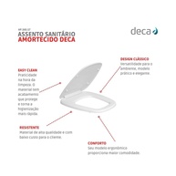 Assento Sanitário Deca Amortecido: Conforto e Praticidade - imagem 2