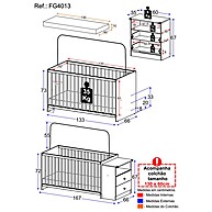 Berço Cômoda Meu Bebê: Conforto e Praticidade - imagem 2