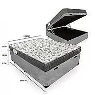 Cama Box Baú Casal Suede + Colchão D33: Conforto e Praticidade - imagem 2