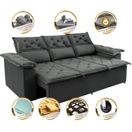 Sofá Cama 3 Lugares inBox: Conforto e Praticidade! - imagem 2