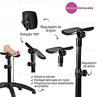 Suporte Tripé para Manicure e Pedicure – Conforto e Praticidade - imagem 2