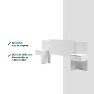 Cabeceira Casal Extensível Carraro 1114: Design e Praticidade - imagem 2