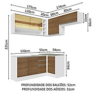 Cozinha Completa Canto 349cm: Design e Praticidade! - imagem 2