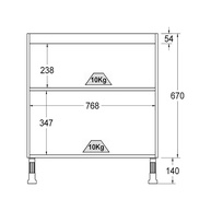 Balcão Cozinha Ditália Aspen: Design e Praticidade - imagem 2