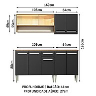 Cozinha Madesa Emilly Dance: Design e Praticidade - imagem 2