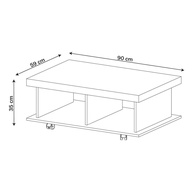 Mesa de Centro Dunas: Design e Praticidade - imagem 2