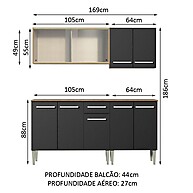 Cozinha Completa Madesa Emilly: Design e Praticidade - imagem 2
