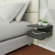 Mesa de Cabeceira Preta: Design e Praticidade - imagem 2