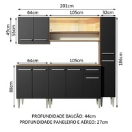 Cozinha Madesa Emilly Sky: Design e Praticidade - imagem 2