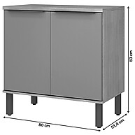 Armário de Cozinha 80cm Verace: Design e Praticidade - imagem 2