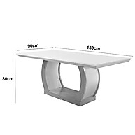 Mesa de Jantar Milena 180cm: Elegância e Praticidade - imagem 2