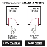 Porta Pivotante Alumínio 210x120cm: Elegância e Praticidade - imagem 2