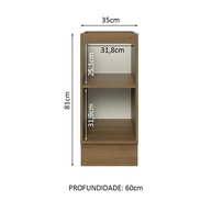 Balcão de Cozinha Madesa Lux 35cm: Elegância e Praticidade - imagem 2