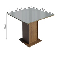 Mesa de Jantar Vidro Madesa 5363: Elegância e Praticidade - imagem 2