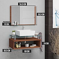 Armário Banheiro Jade 60cm: Elegância e Praticidade - imagem 2