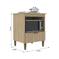 Balcão de Cozinha Dourado 70cm: Elegância e Praticidade - imagem 2