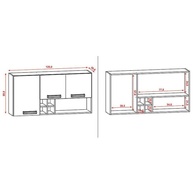 Armário Aéreo Cozinha 120cm: Ametista, Elegância e Praticidade - imagem 2
