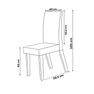 Mesa de Jantar Los Angeles: Elegância e Praticidade - imagem 2