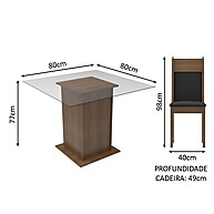 Sala de Jantar Madesa Anita: Elegância e Praticidade - imagem 2