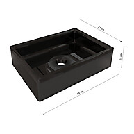 Kit Cuba Torino Sobrepor com Válvula Click Black – Elegância e Praticidade - imagem 2