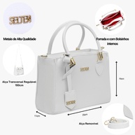 Bolsa Transversal Branca: Elegância e Praticidade - imagem 2