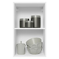 Armário Aéreo Madesa 40cm Branco Brilho: Elegância e Praticidade - imagem 2
