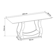 Mesa de Jantar 6 Lugares Brusque: Elegância e Praticidade - imagem 2