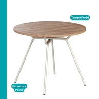 Mesa de Jantar Redonda Carraro: Elegância e Praticidade - imagem 2