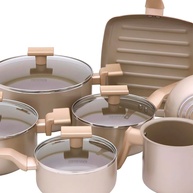 Jogo de Panelas 7 Peças Sartin Cook Champagne: Complete sua cozinha com elegância e praticidade - imagem 2