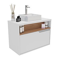 Gabinete para Banheiro Jasper 80cm com Cuba – Elegância e Praticidade - imagem 2