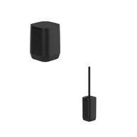 Kit Banheiro Aura: Lixeira + Escova – Elegância e Praticidade - imagem 2
