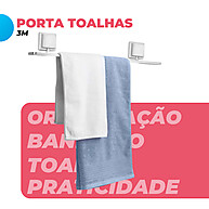 Porta Toalha Sem Furo: Elegância e Praticidade - imagem 2