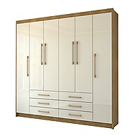 Guarda-Roupa Casal 6 Portas e 6 Gavetas – Elegância e Praticidade - imagem 2