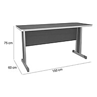 Mesa de Escritório 1,50m Kappesberg: Elegância e Praticidade - imagem 2