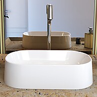 Cuba de Banheiro Oval Laila: Elegância e Praticidade - imagem 2
