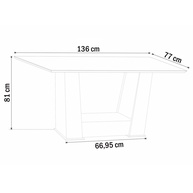 Mesa de Jantar Floripa 6 Lugares: Elegância e Praticidade - imagem 2