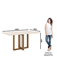 Mesa de Jantar 6 Lugares: Elegância e Praticidade - imagem 2