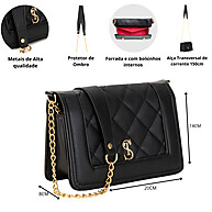 Bolsa Matelassê: Elegância e Praticidade! - imagem 1