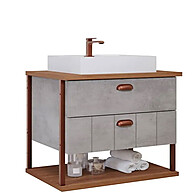 Gabinete Banheiro 60cm Uni MGM: Elegância e Praticidade - imagem 2