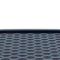Lixeira Preta 7L com Pedal Rattan – Elegância e Praticidade - imagem 1