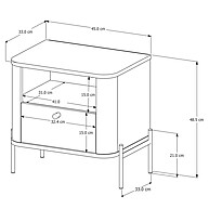 Mesa de Cabeceira Tucupí: Elegância e Praticidade - imagem 2