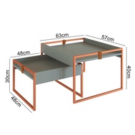Mesa Centro Columbia Verti: Elegância e Praticidade - imagem 2