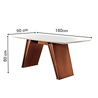 Mesa de Jantar 6 Lugares Waterloo: Elegância e Praticidade - imagem 2
